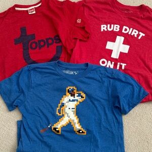 Kids Baseball Bundle Tees Set